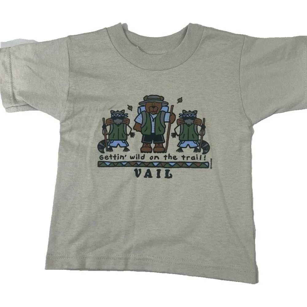 Vintage 90's Vail Colorado kids t-‎ shirt New with tags Size 2-4